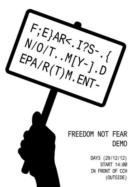 29C3 - fear is not my department!
